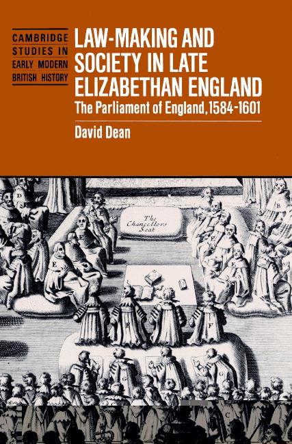 Vorderes Coverbild Law-Making and Society in Late Elizabethan England