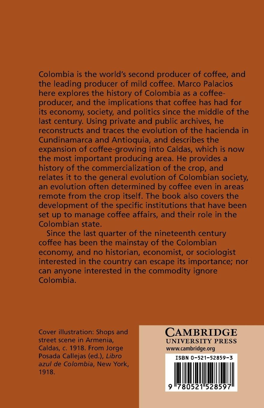 Rückseitencover Coffee in Colombia, 1850 1970