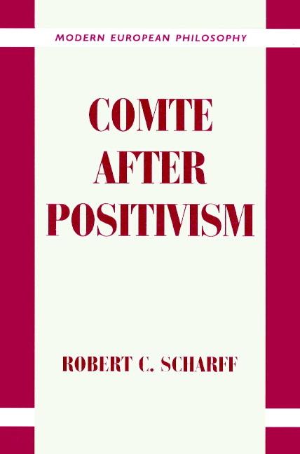 Vorderes Coverbild Comte After Positivism