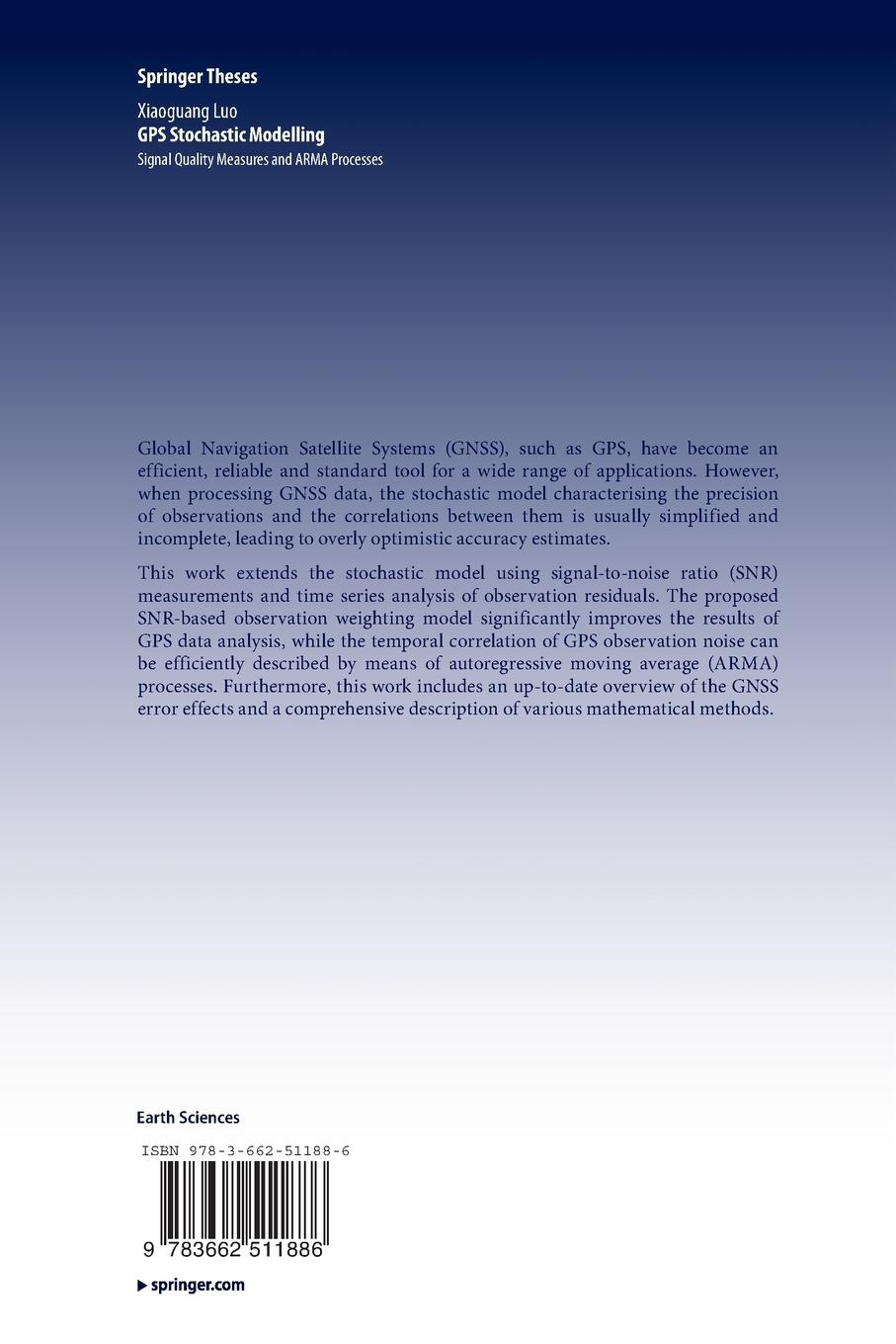 Rückseitencover GPS Stochastic Modelling