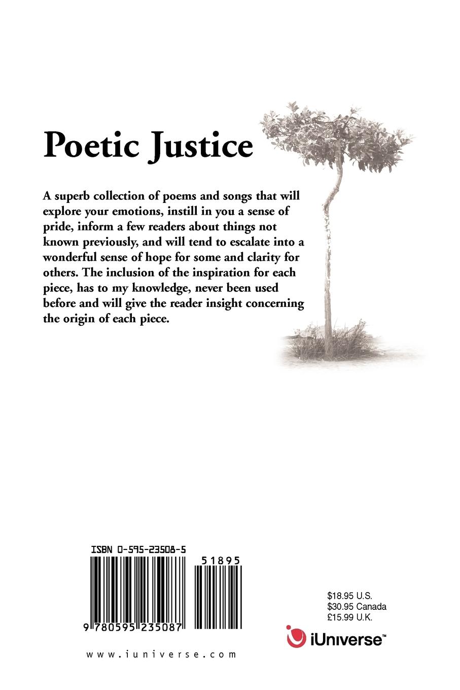 Rückseitencover Poetic Justice