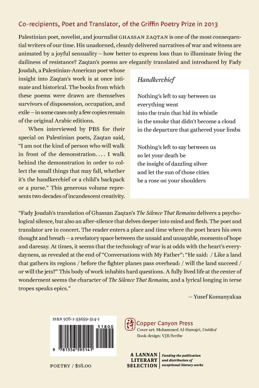 Rückseitencover The Silence That Remains