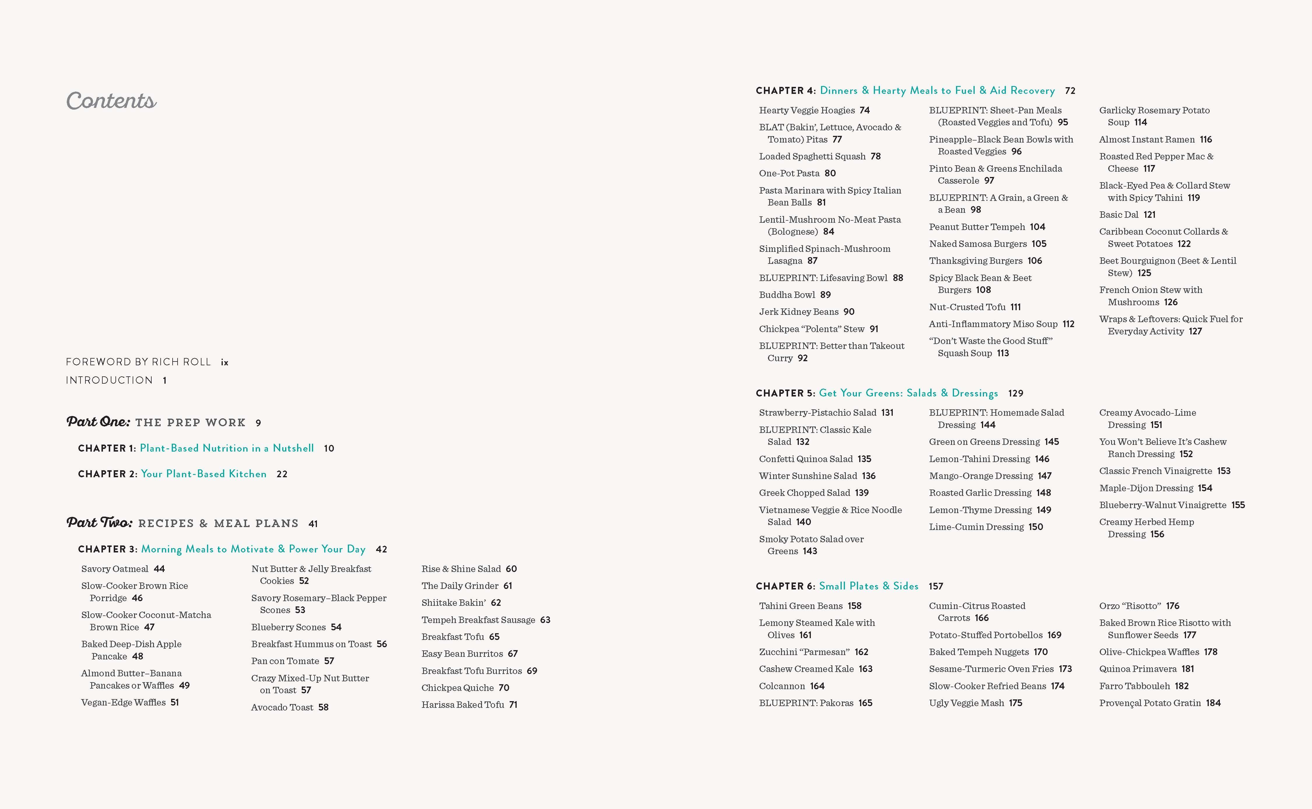 Beispielinhalt (Bild) The No Meat Athlete Cookbook