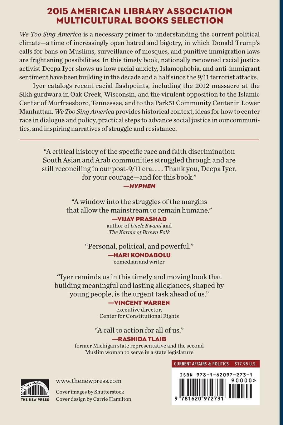 Rückseitencover We Too Sing America