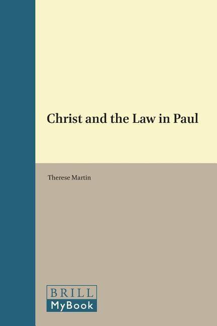 Vorderes Coverbild Christ and the Law in Paul