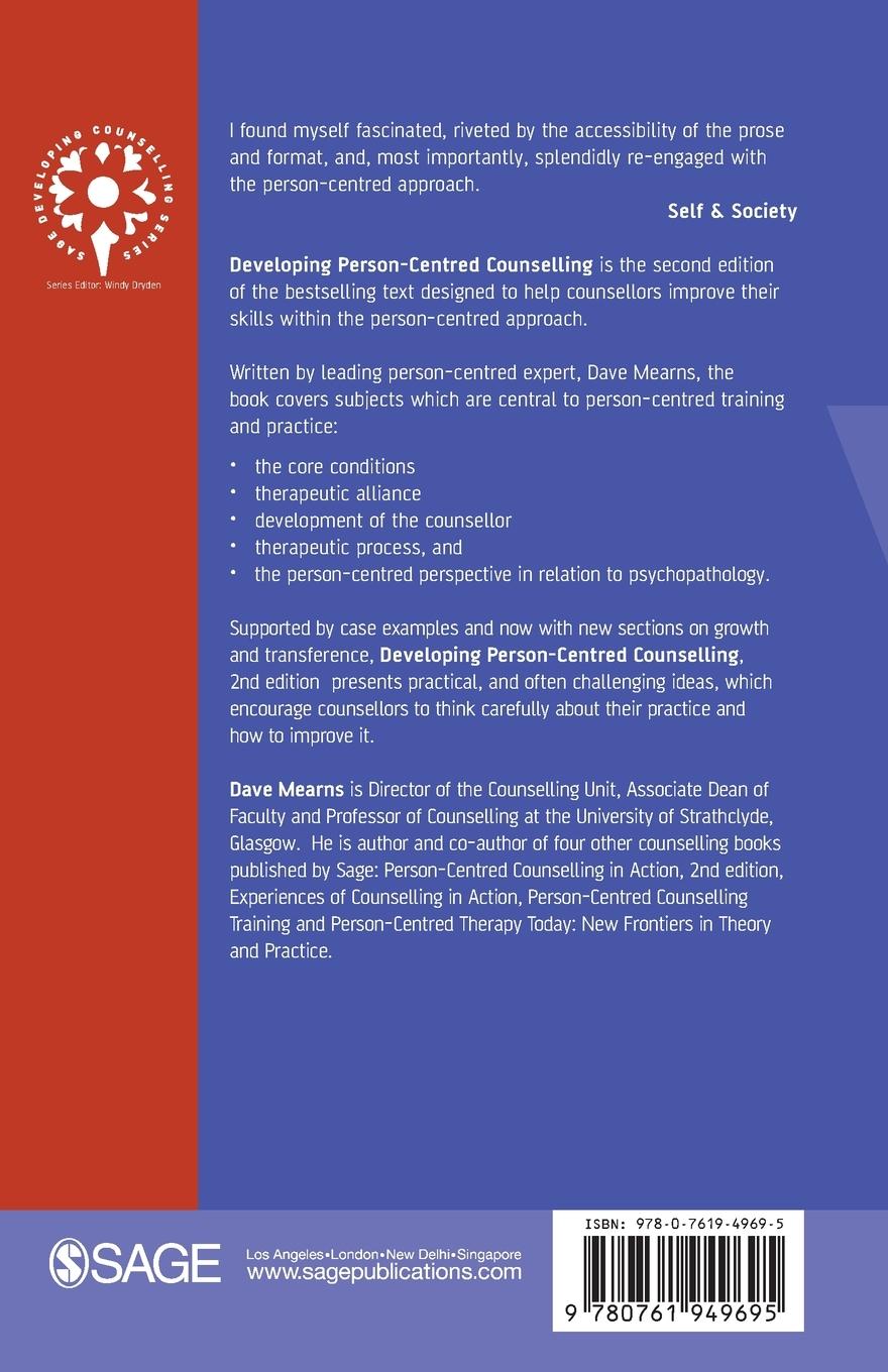 Rückseitencover Developing Person-Centred Counselling