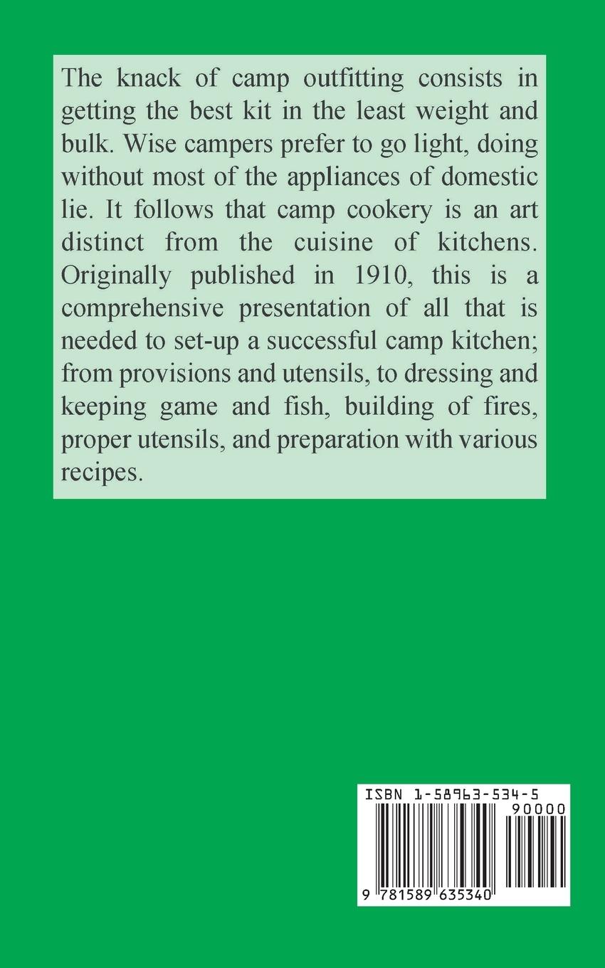 Rückseitencover Camp Cookery