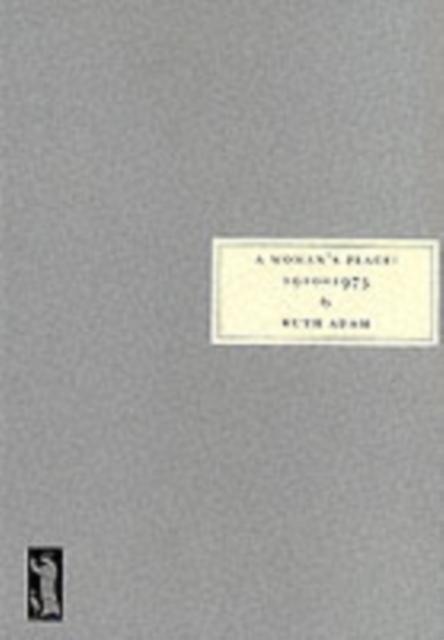 Vorderes Coverbild A Woman's Place, 1910-1975