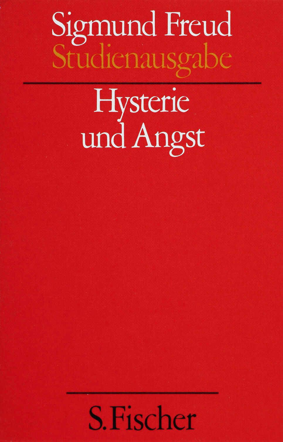Vorderes Coverbild Hysterie und Angst