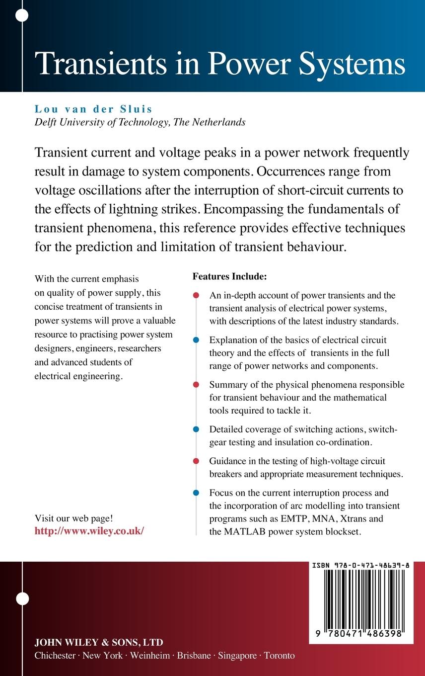 Rückseitencover Transients in Power Systems