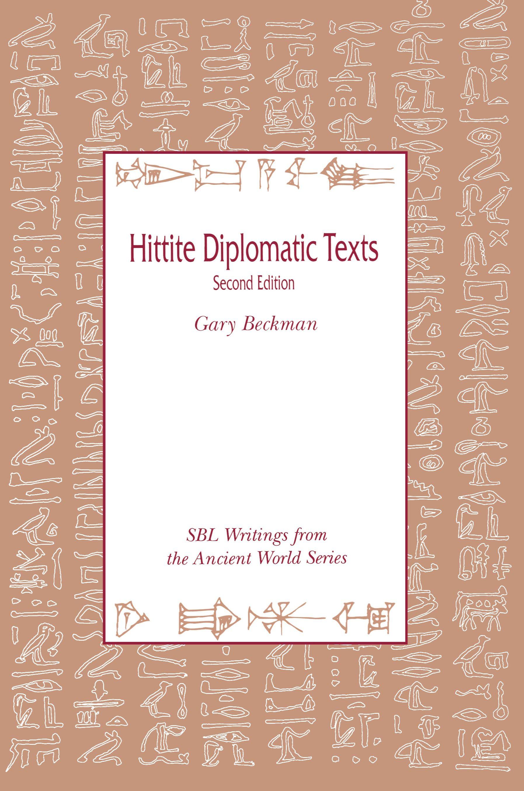 Vorderes Coverbild Hittite Diplomatic Texts, Second Edition