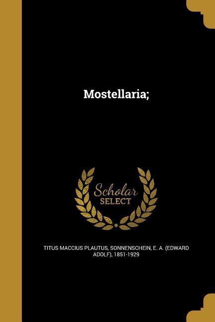 Vorderes Coverbild Mostellaria;