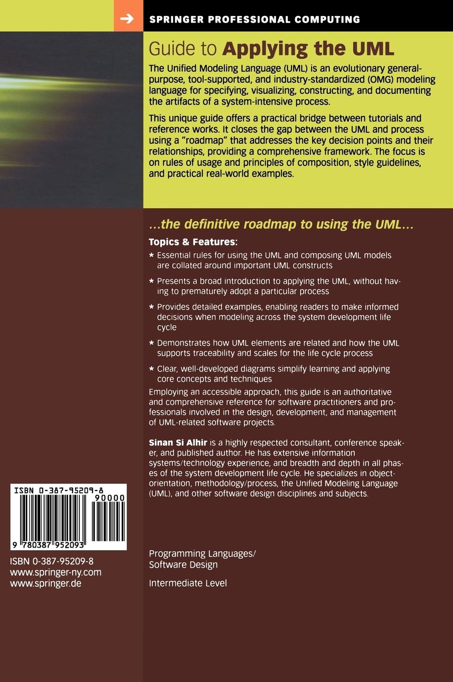 Rückseitencover Guide to Applying the UML