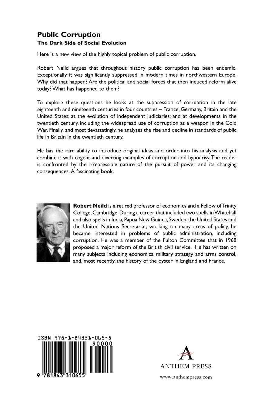 Rückseitencover Public Corruption