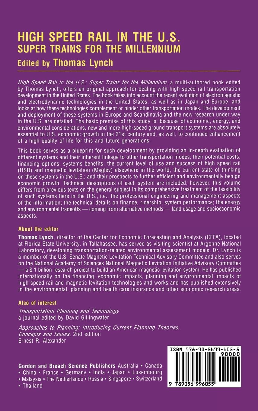 Rückseitencover High Speed Rail in the US