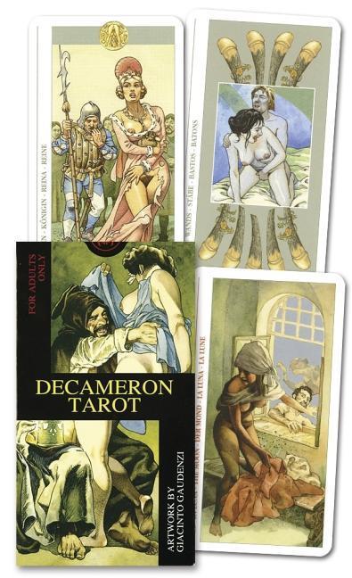 Vorderes Coverbild Decameron Tarot Deck