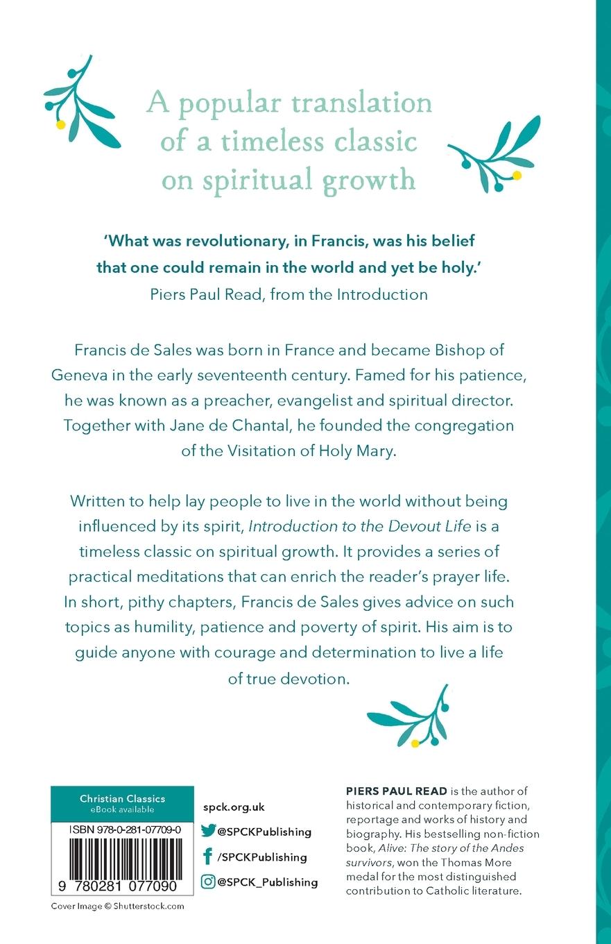 Rückseitencover Introduction to the Devout Life