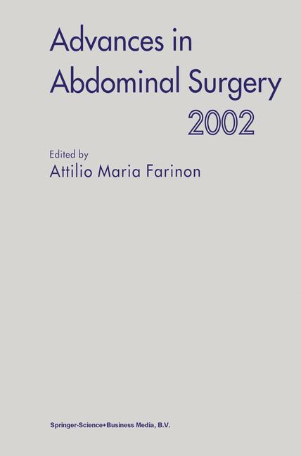 Vorderes Coverbild Advances in Abdominal Surgery 2002