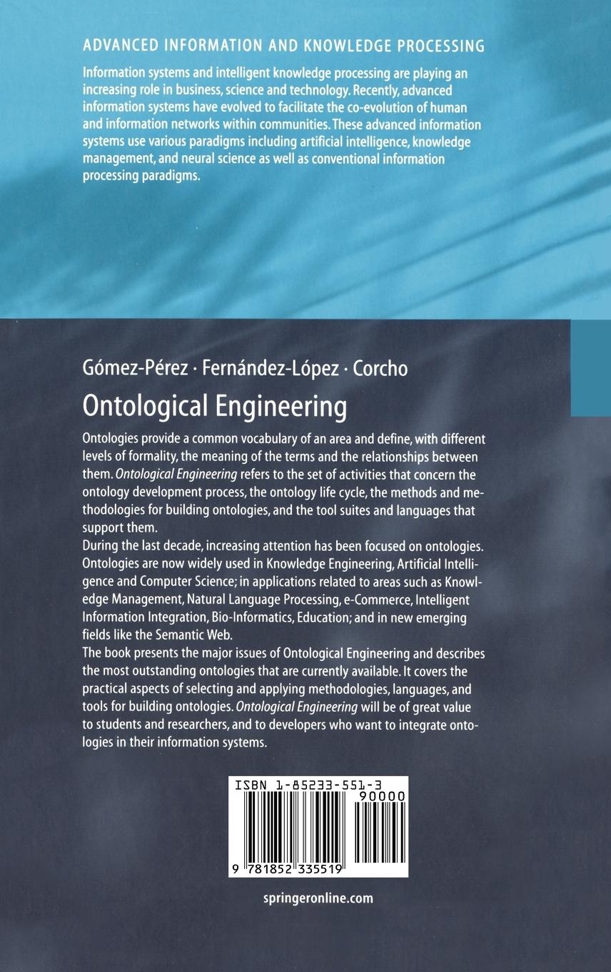 Rückseitencover Ontological Engineering