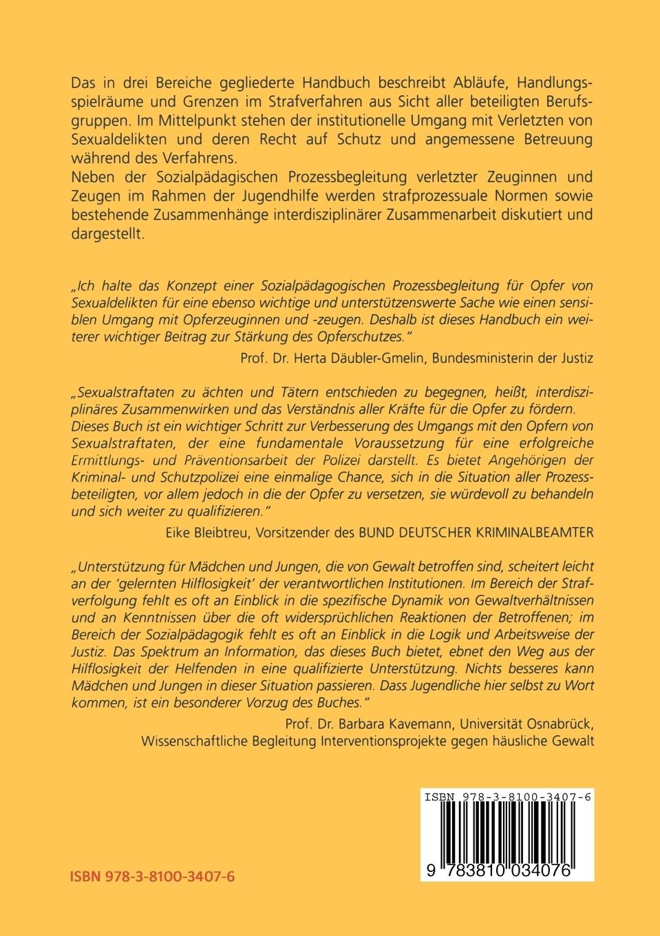 Rückseitencover Opferschutz im Strafverfahren