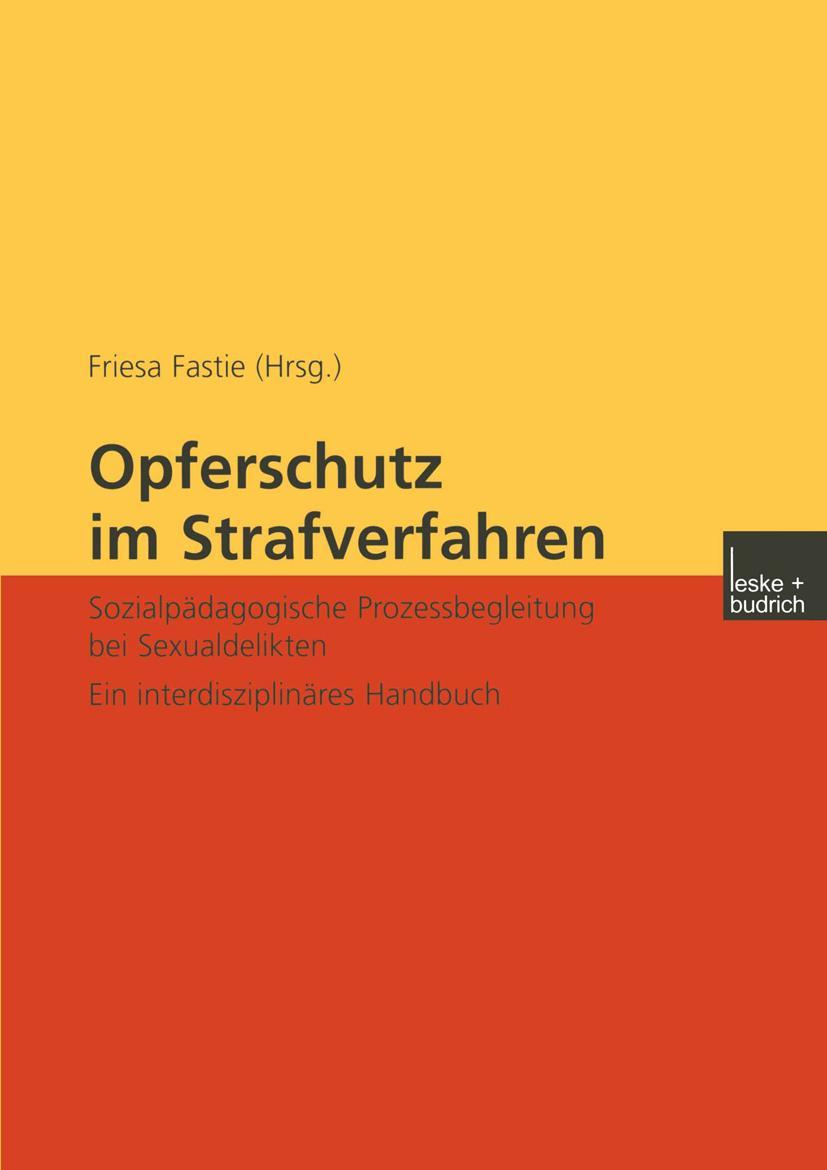 Vorderes Coverbild Opferschutz im Strafverfahren