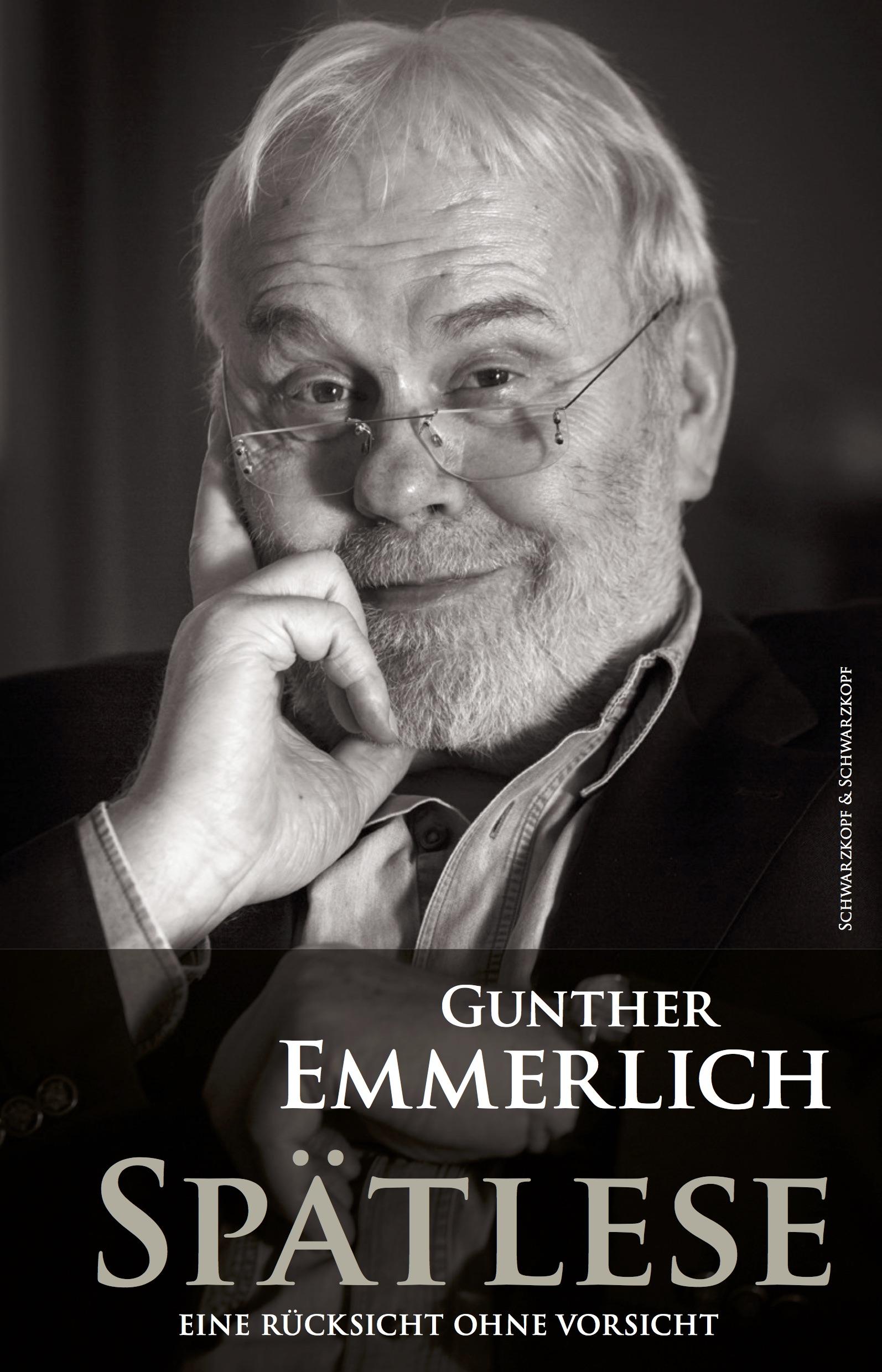 Vorderes Coverbild Gunther Emmerlich - Spätlese