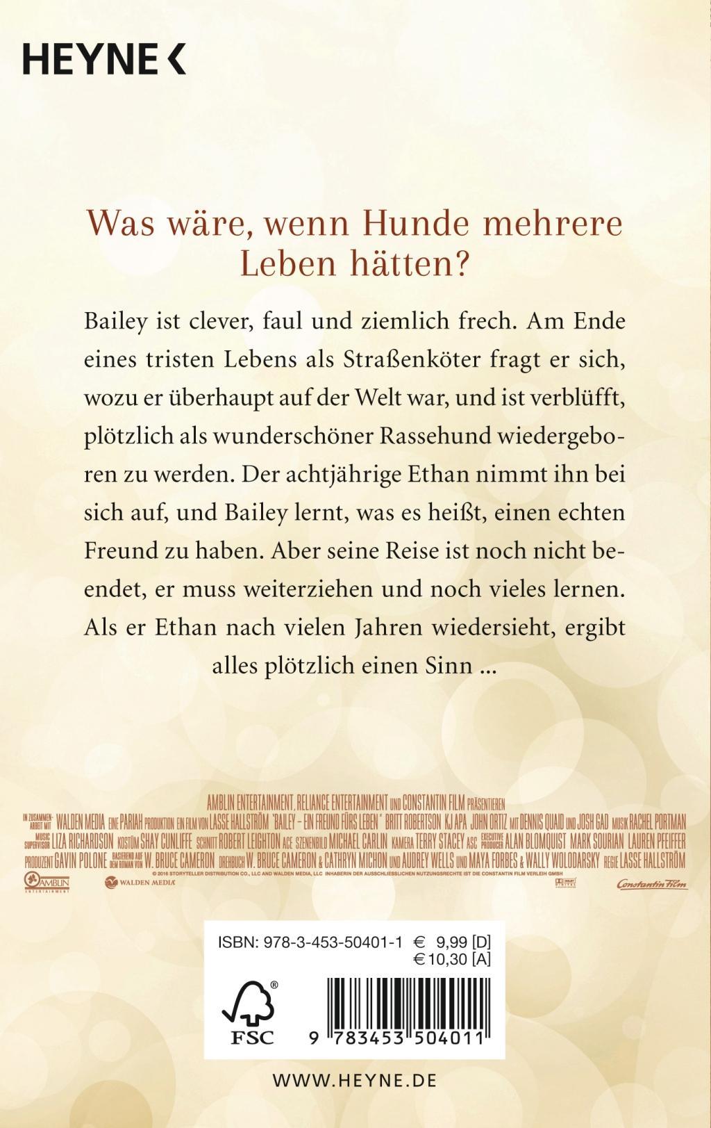 Beispielinhalt (Bild) Bailey - Ein Freund fürs Leben