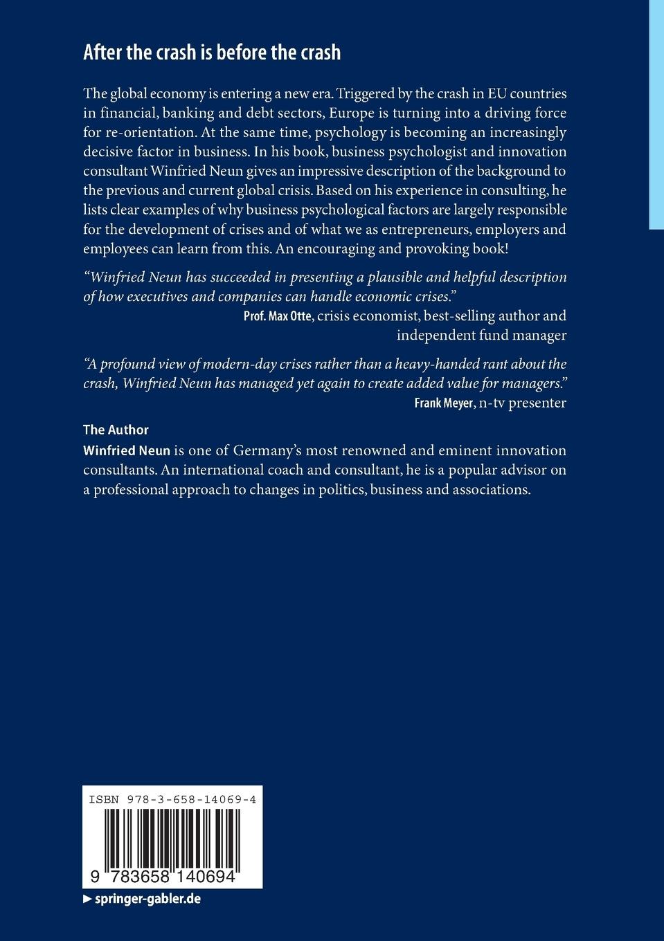 Rückseitencover After the crash is before the crash