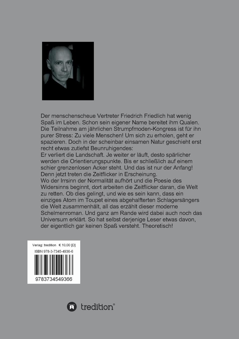 Rückseitencover Die Zeitflicker