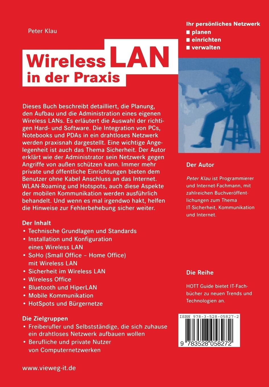 Rückseitencover Wireless LAN in der Praxis