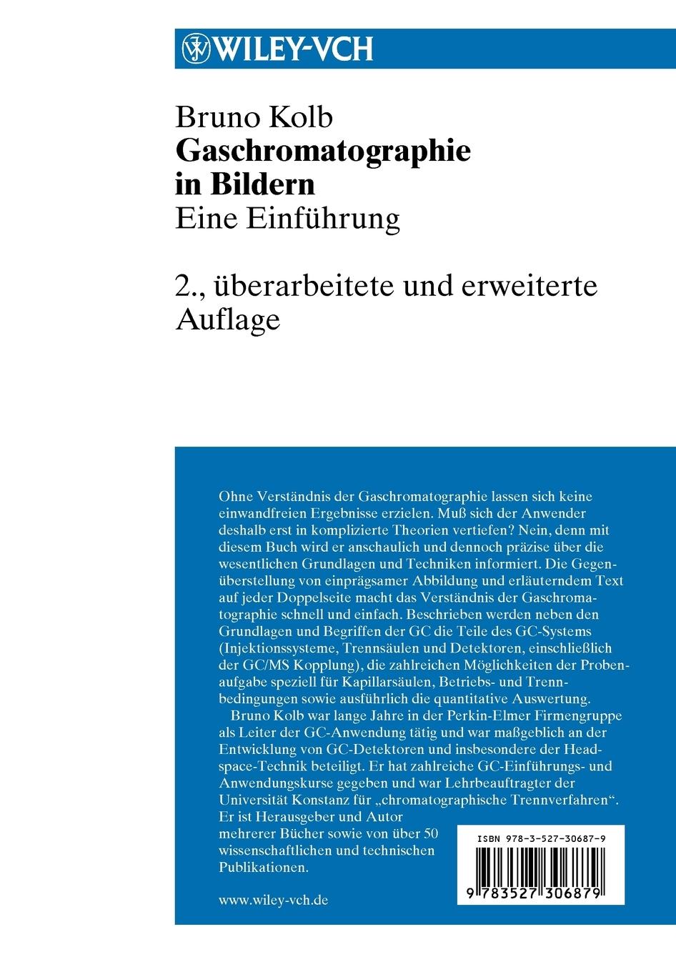 Rückseitencover Gaschromatographie in Bildern