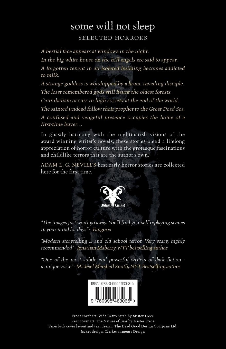 Rückseitencover Some Will Not Sleep