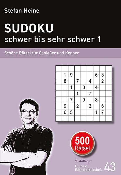 Vorderes Coverbild SUDOKU - schwer bis sehr schwer 1