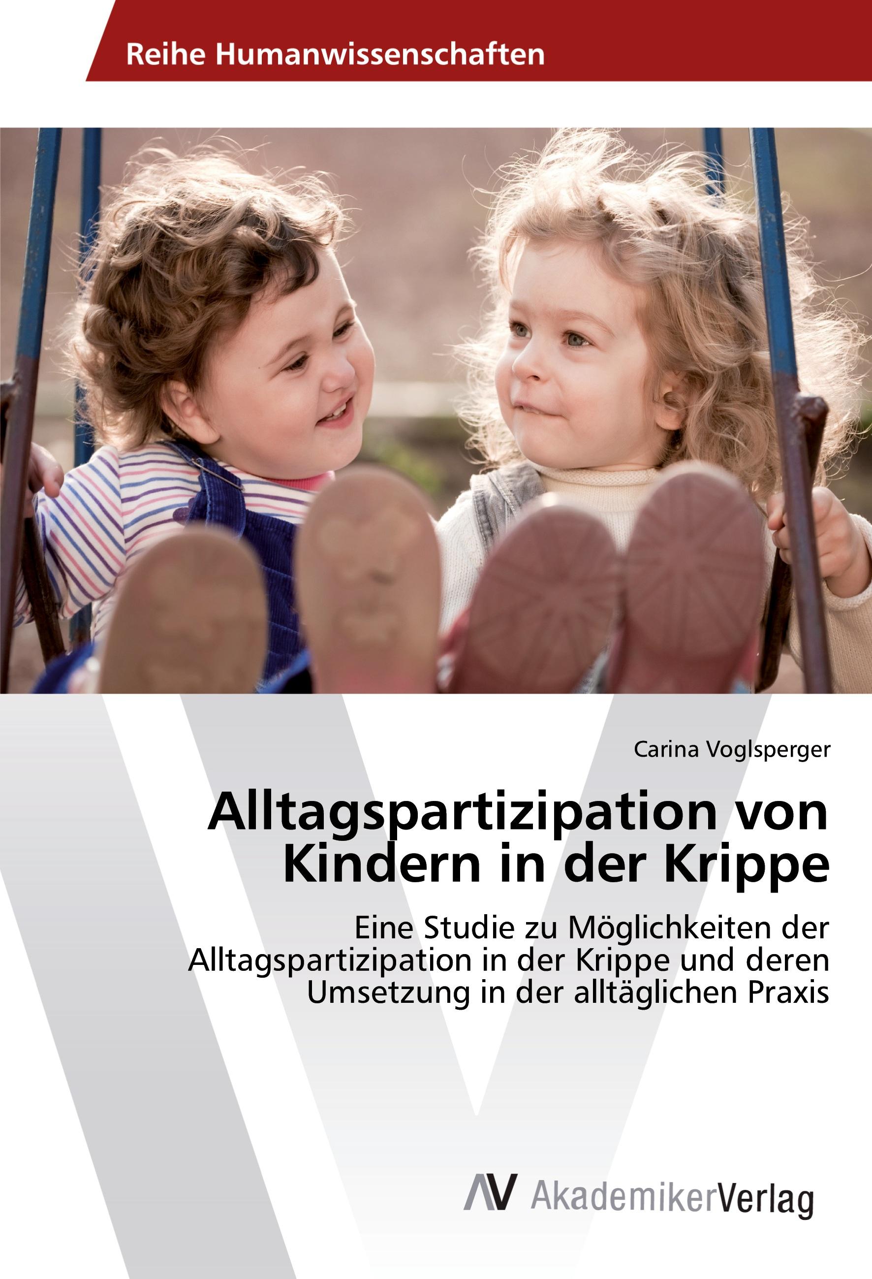 Vorderes Coverbild Alltagspartizipation von Kindern in der Krippe