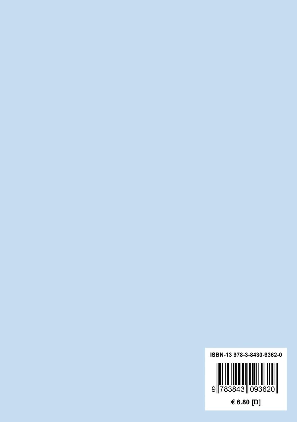 Rückseitencover Sechs Novellen