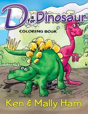 Vorderes Coverbild D Is for Dinosaur Coloring Book