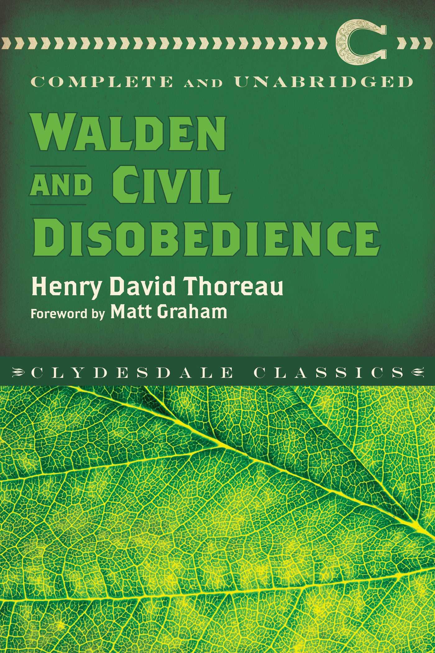 Vorderes Coverbild Walden and Civil Disobedience