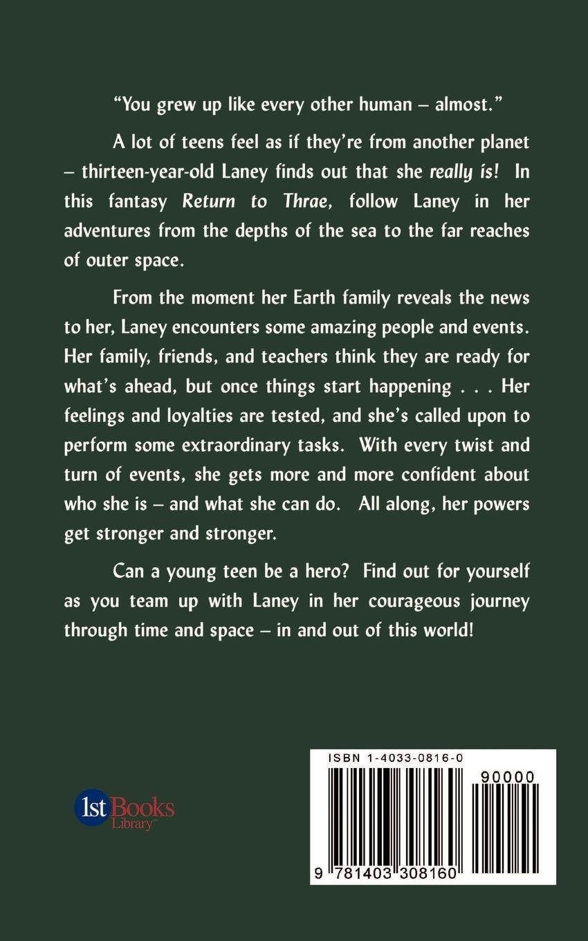 Rückseitencover Return to Thrae