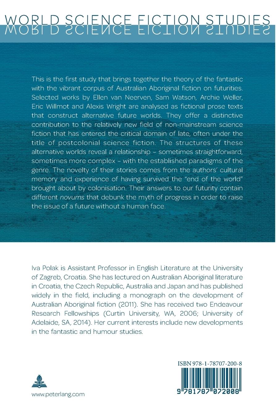 Rückseitencover Futuristic Worlds in Australian Aboriginal Fiction