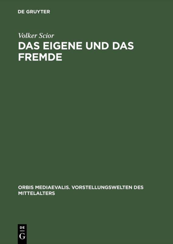 Vorderes Coverbild Das Eigene und das Fremde