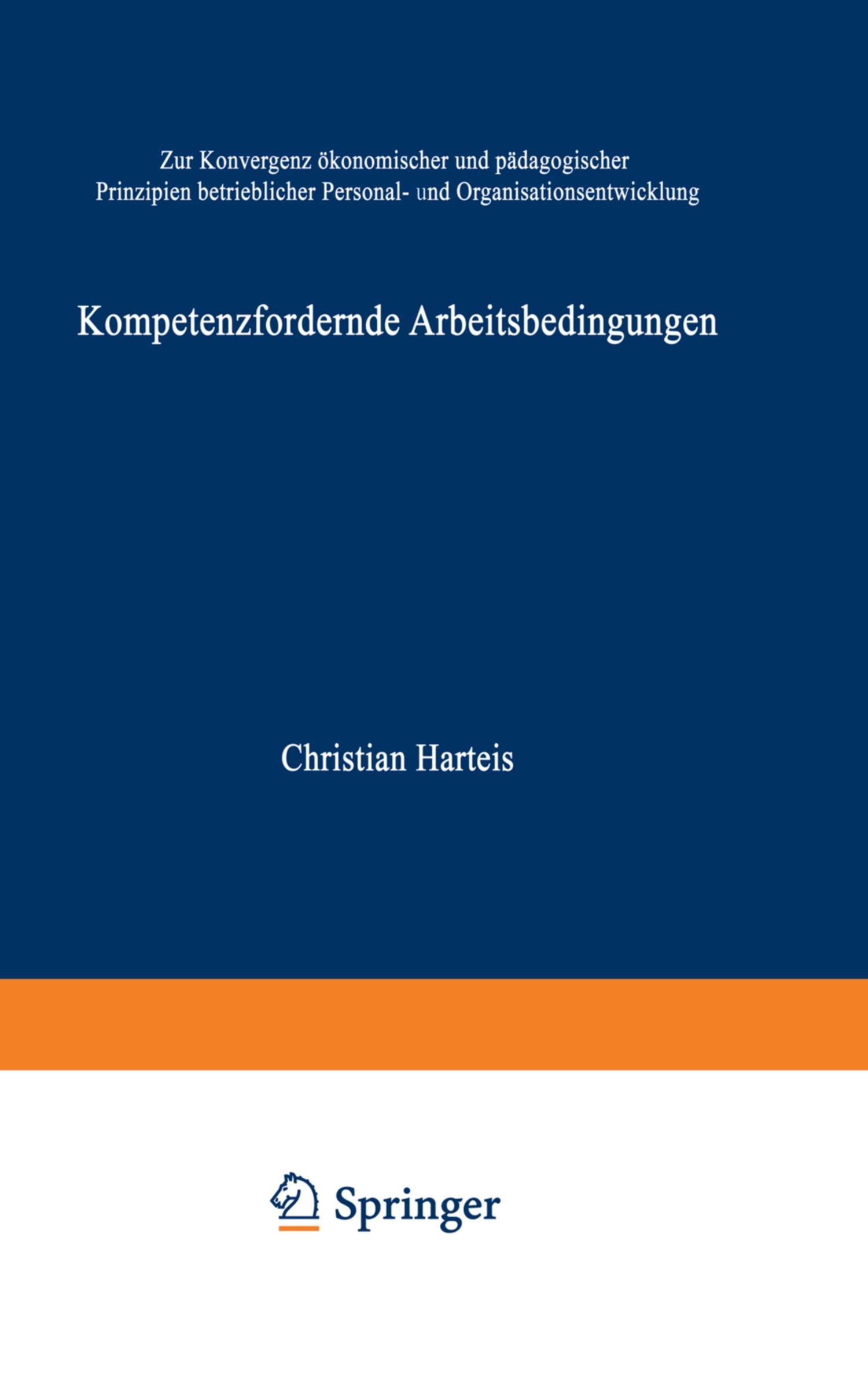 Vorderes Coverbild Kompetenzfördernde Arbeitsbedingungen