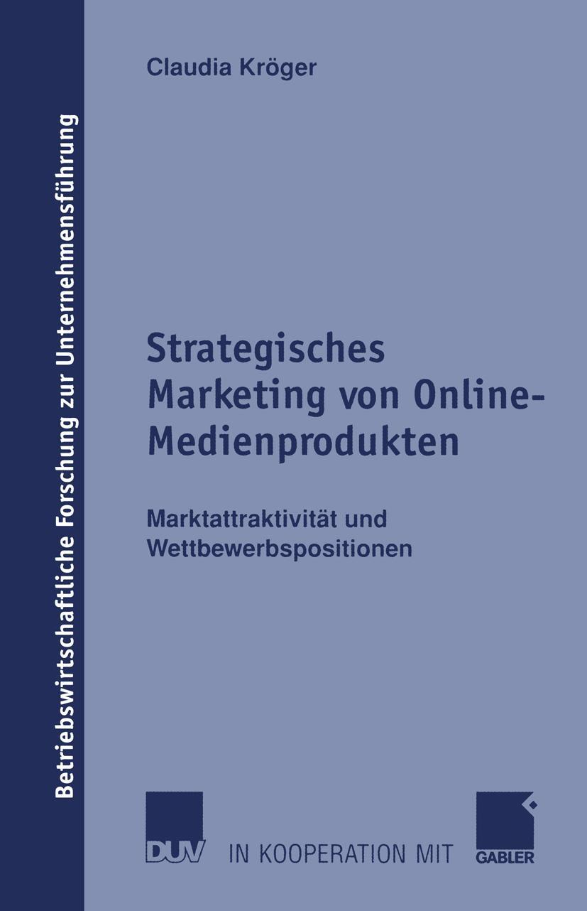 Vorderes Coverbild Strategisches Marketing von Online-Medienprodukten