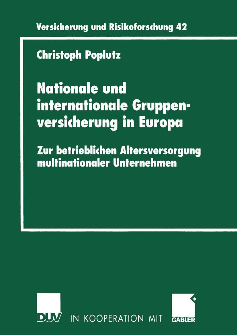 Vorderes Coverbild Nationale und internationale Gruppenversicherung in Europa