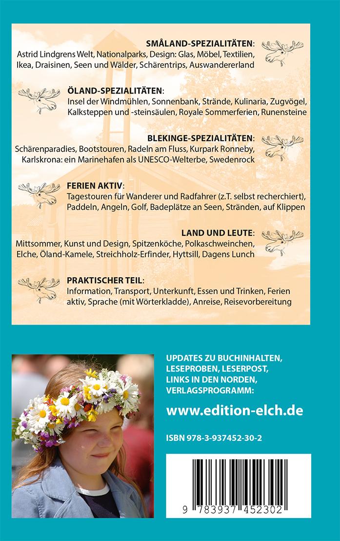 Rückseitencover Schweden: Småland, Öland, Blekinge
