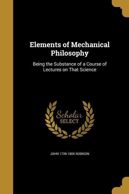 Vorderes Coverbild Elements of Mechanical Philosophy