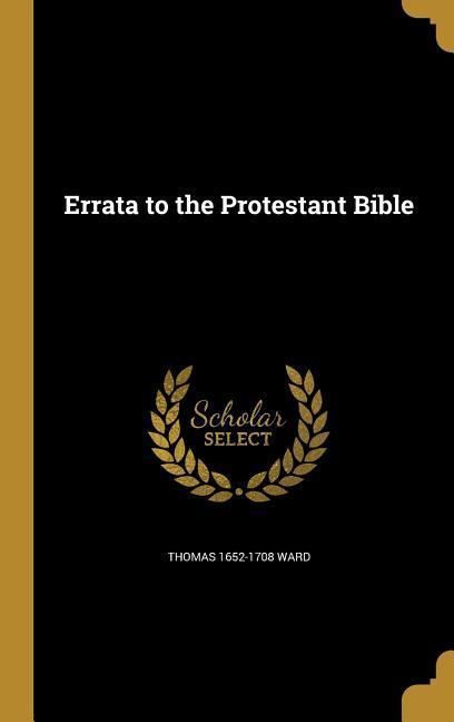 Vorderes Coverbild Errata to the Protestant Bible
