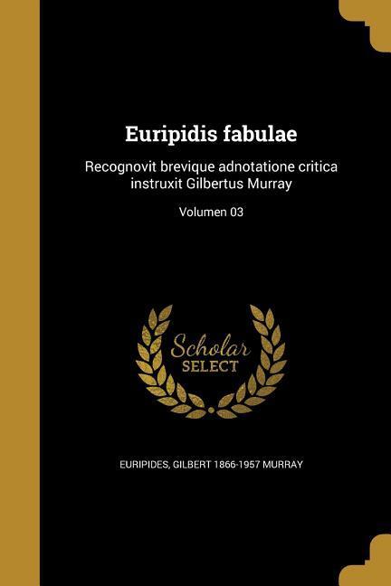 Vorderes Coverbild Euripidis fabulae