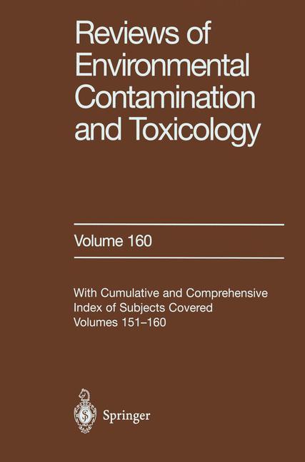 Vorderes Coverbild Reviews of Environmental Contamination and Toxicology