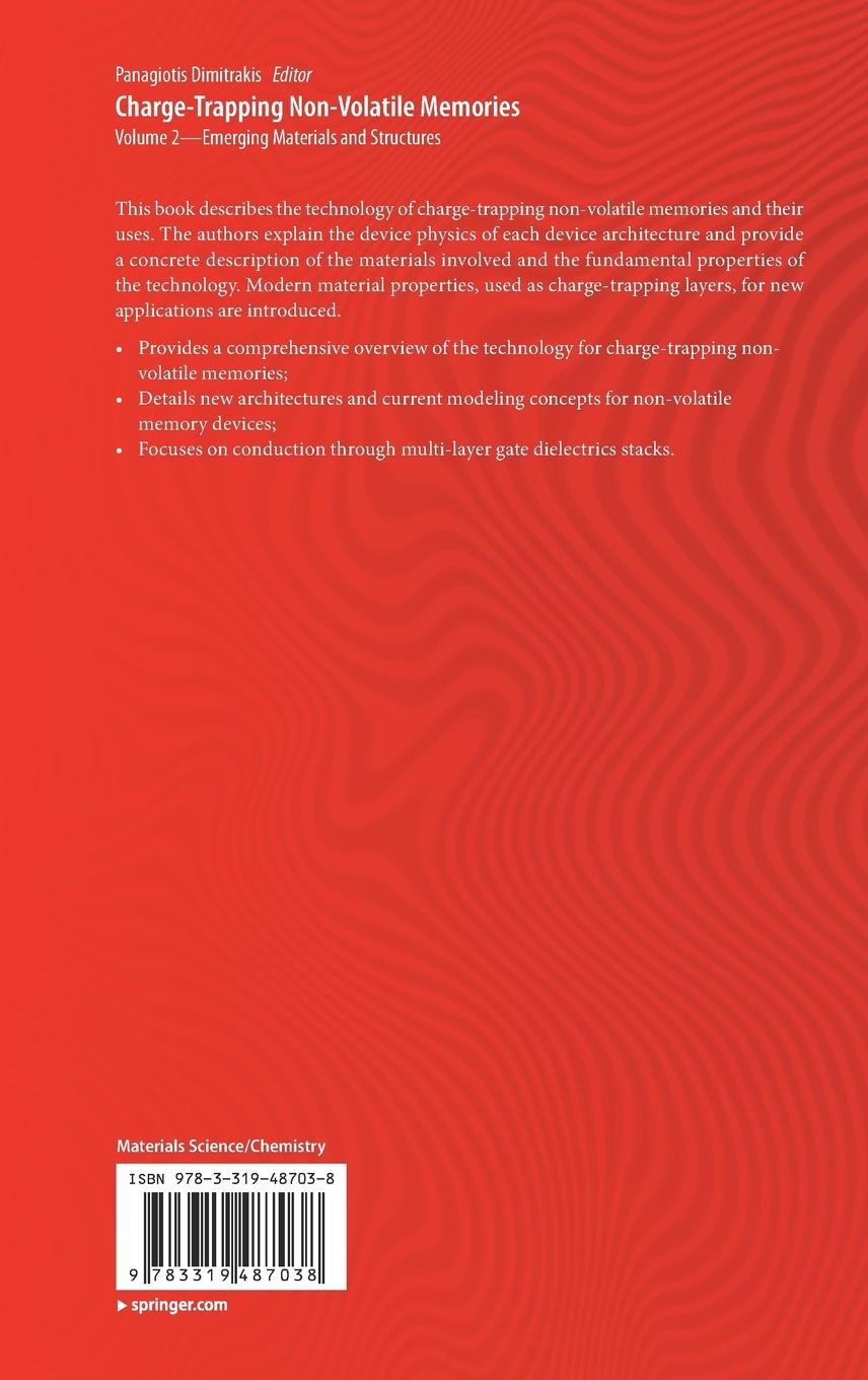 Rückseitencover Charge-Trapping Non-Volatile Memories
