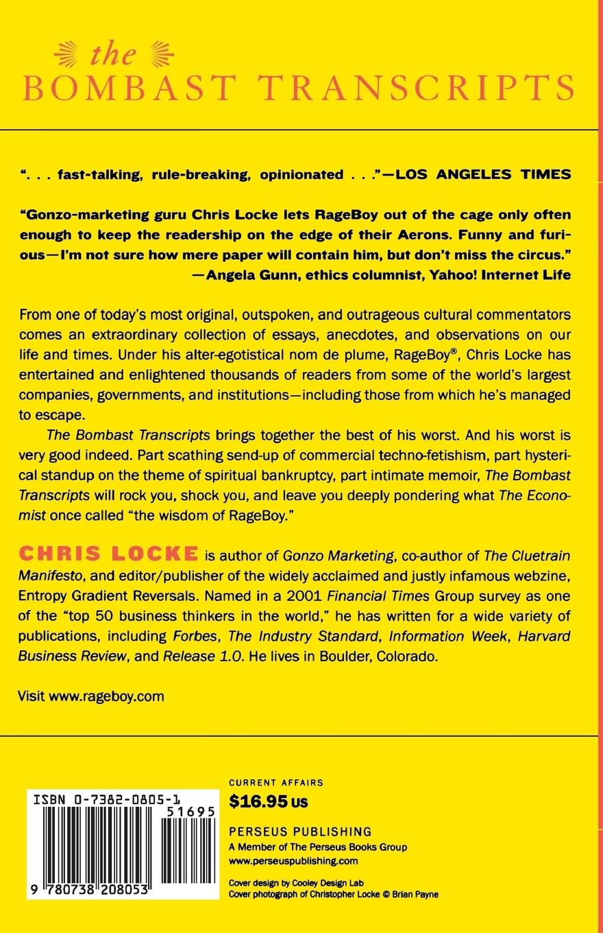 Rückseitencover The Bombast Transcripts